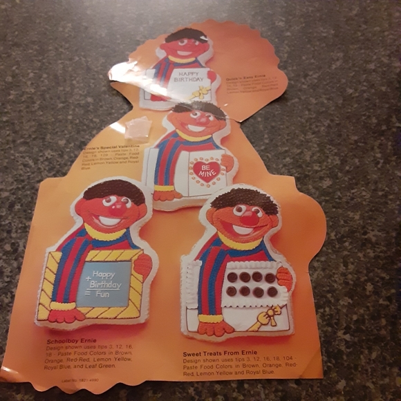 Vintage 1983 Wilton Sesame Street Ernie Cake Pan - Picture 5 of 14